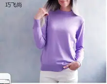 2018 Women Cashmere Sweater Womens Knitted Tops Female Long Sleeve Autumn Winter Turtleneck Pullovers Solid Color Sweate