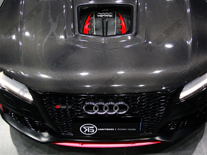 11-14 AUDI A7 S7 RS7 TSC STYLE CARBON Fiber Glass Hood(1)