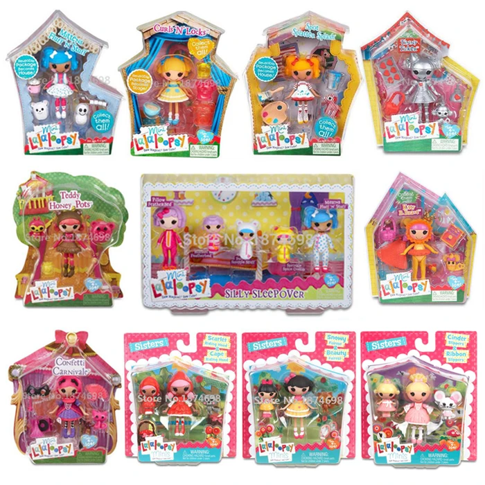 Новые игрушки Мини Lalaloopsy куклы Коллекция Фигурки Куклы для девочек Дети Рождественские подарки
