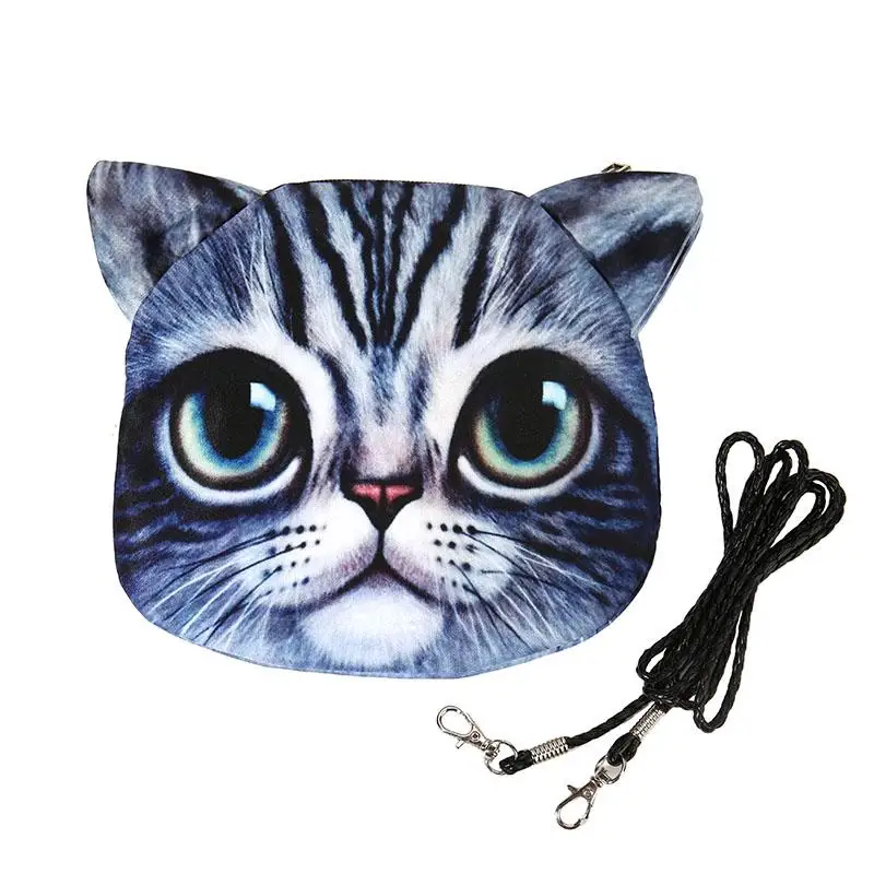 Женские повседневные сумки мессенджеры для детей Kawaii Cat Dog Satchels сумка тоут