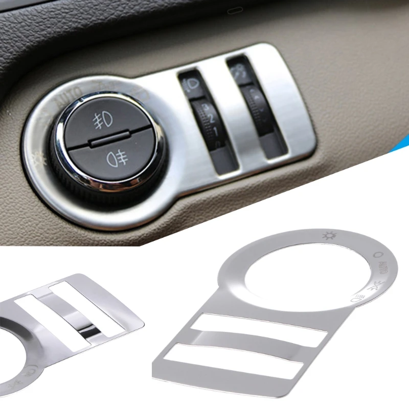 

Stainless Steel Lamp Headlight Switch Decoration Sticker Trim Case For Chevrolet Malibu Cruze Trax /Opel Mokka ASTRA J Insignia