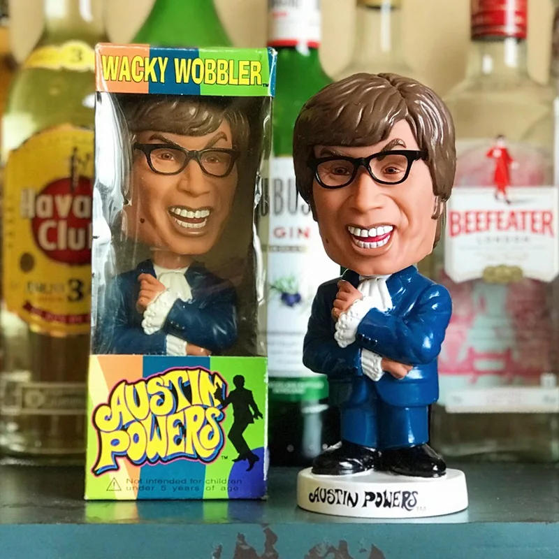 Официальный Funko Wacky Wobbler Austin Powers Виниловая фигурка Коллекционная модель игрушки с