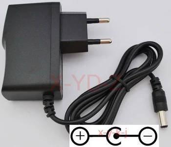 

500PCS High quality AC/DC 9V 1A Switching Power Supply adapter Reverse Polarity Negative Inside EU plug 5.5mm x 2.1mm-2.5mm