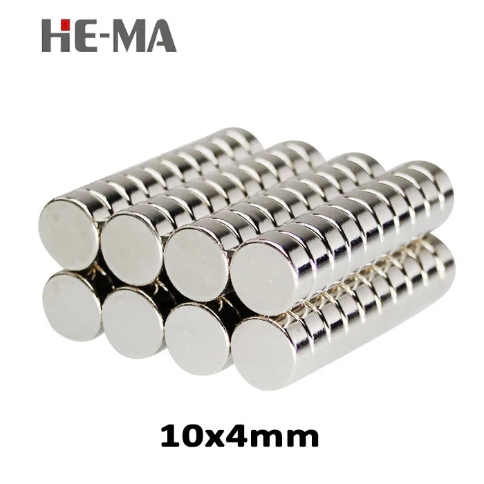 

30Pcs 10x4 Neodymium Magnet Permanent N35 NdFeB Super Strong Powerful Magnetic Small Magnets HE-MA Disc 10mmx4mm