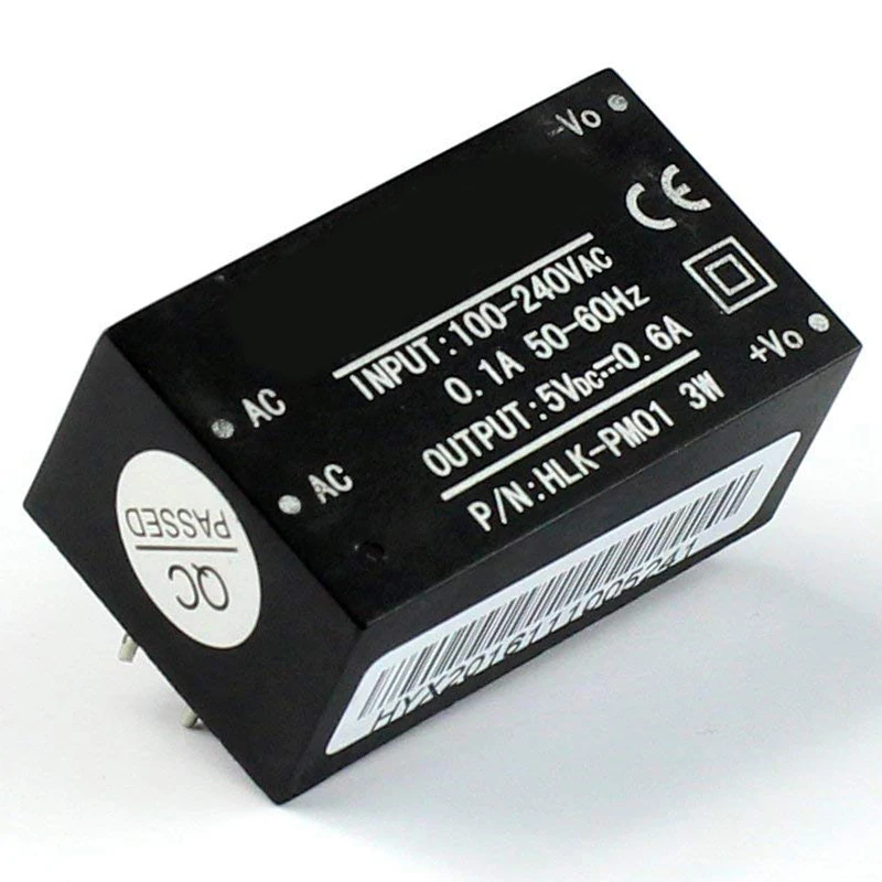 HLK-PM01 AC-DC 220V 5V понижающий Питание модуль интеллигентая(ый) бытовой выключатель Питание модуль(из 2 предметов