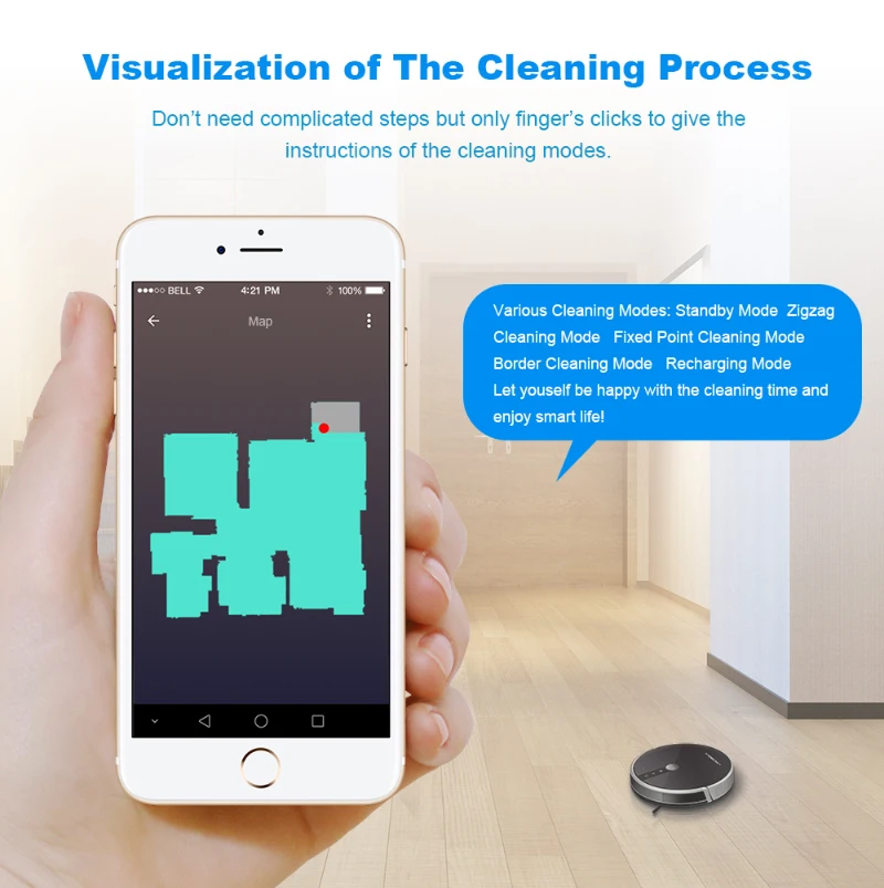 2020 Smartest LIECTROUX Robot Vacuum Cleaner C30B, 3000Pa Suction, Map navigation with Memory,Wifi APP, Big Electric Water tank