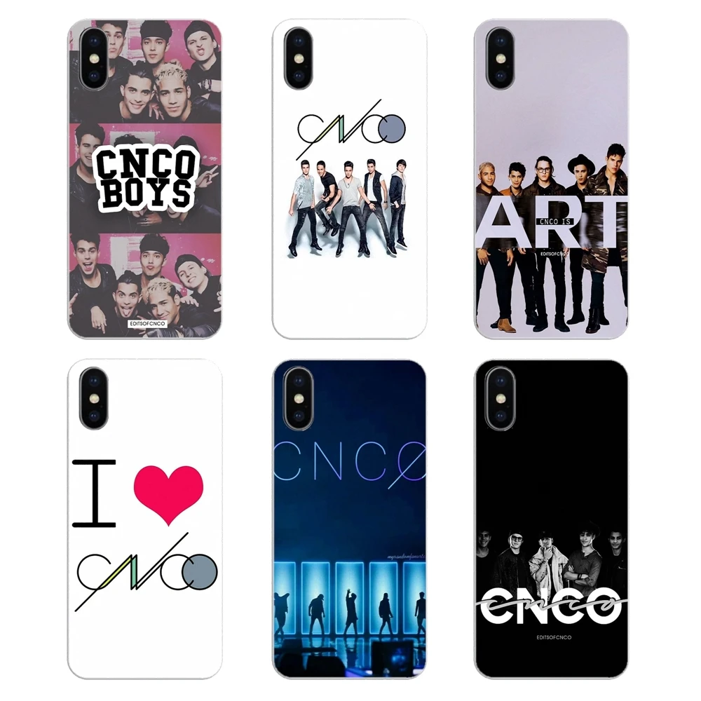 

For iPhone XS Max XR X 4 4S 5 5S 5C SE 6 6S 7 8 Plus Samsung Galaxy J1 J3 J5 J7 A3 A5 CNCO Silicone Phone Shell Cover