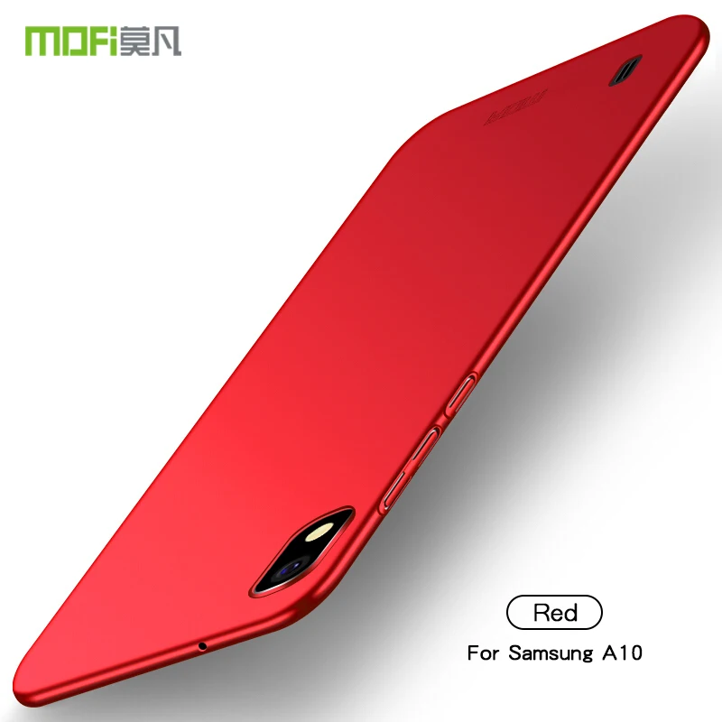 Красный Для samsung A10 MOFI классический матовый ПК Твердый переплет защитный чехол для телефона чехол для samsung Galaxy A10 чехол - Цвет: Красный