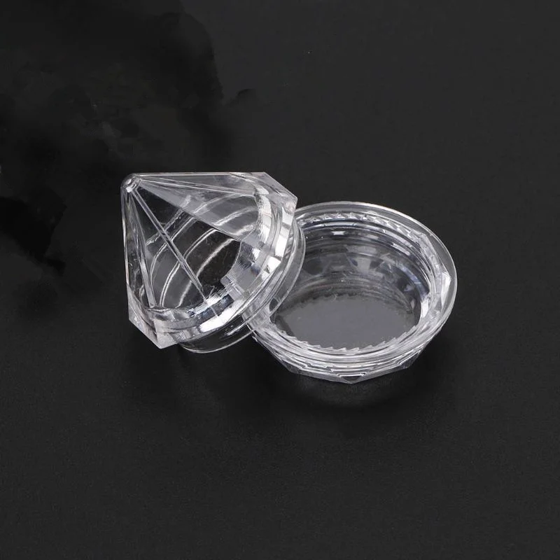 

10pc/set 5g Empty Travel Refillable Bottle Transparent Diamond Cream Box Refillable Cosmetic Empty Jar Pot Eyeshadow Makeup Tool
