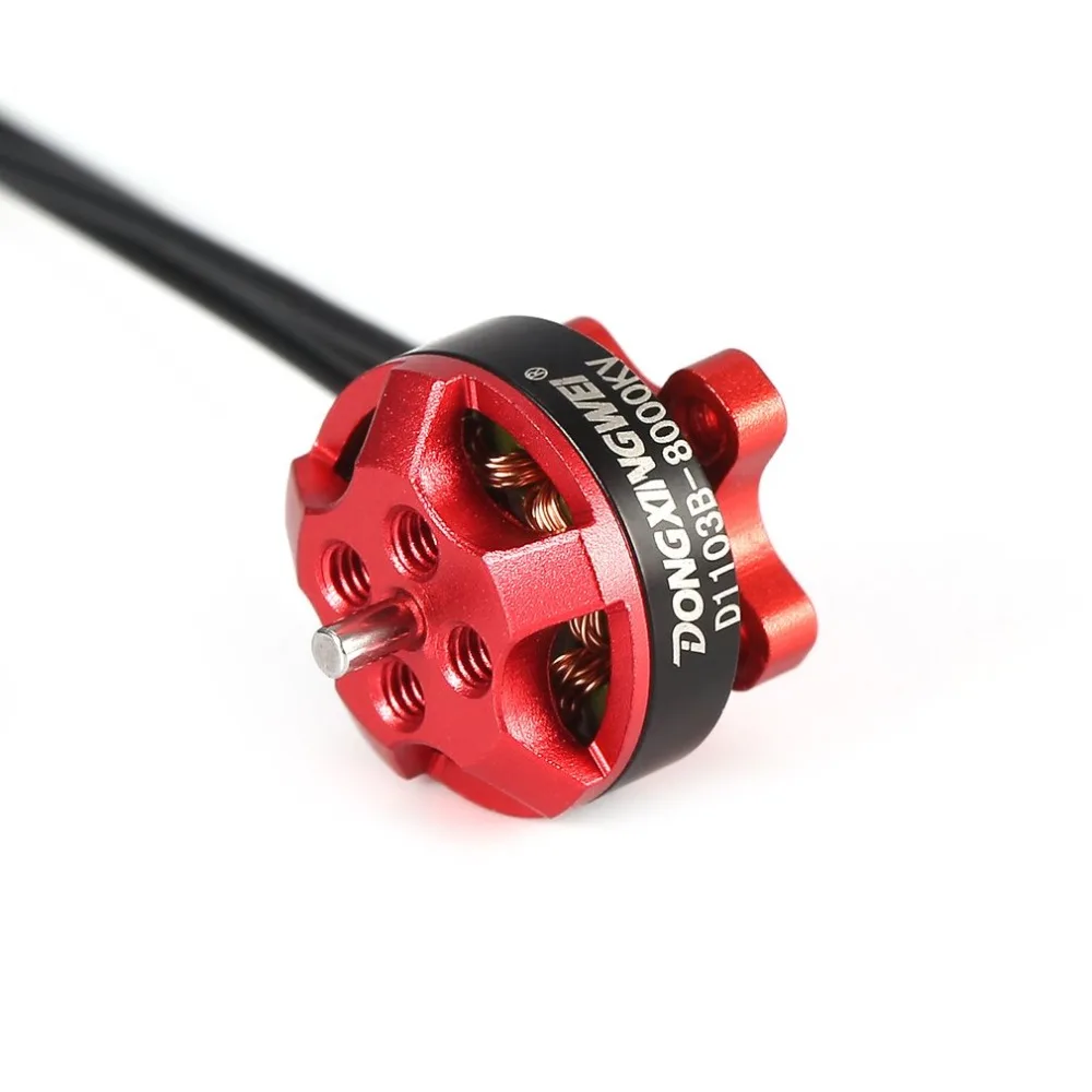 S 4 шт. CW CCW D1103B 8000KV 1-3 S электрический бесщеточный двигатель для RC 80 90 100 мм Micro FPV Дрон Multirotor самолет Квадрокоптер