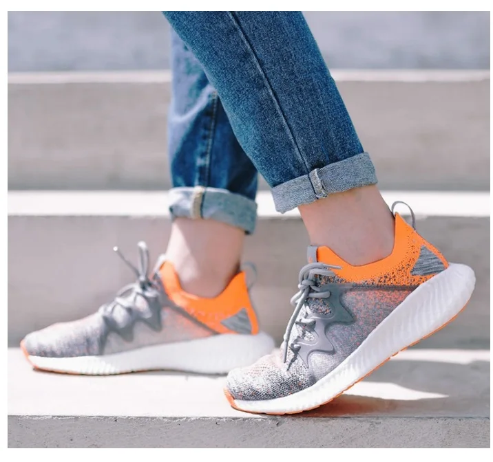 Original Xiaomi Mijia FREE TIE outdoor sports shoes men's lightweight breathable cloud bomb sports