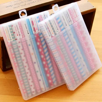 

10 pcs/pack Color gel pen Cartoon animal Starry star Sweet floral pens 0.38mm ballpoint Stationery Office school supplies F308