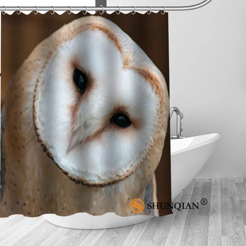 New Barn Owl Shower Curtain Bathroom Decorations For Home