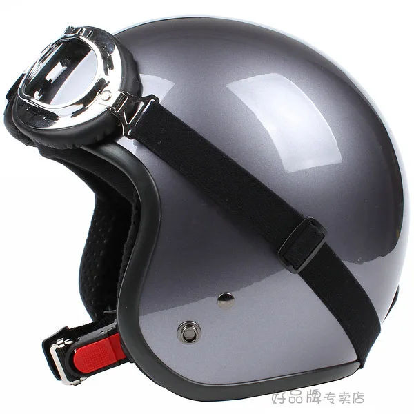 E.02 3/4 Taiwan " SYC " ABS Scooter Casco Open Face Vespa Motorcycle