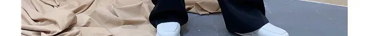Oxdra весна осень популярные женские брюки с высокой талией свободные однотонные широкие брюки женские стильные брюки Новинка