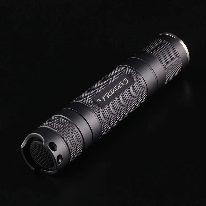 Светодиодный фонарик серого цвета Convoy S3 Cree светодиодный с поддержкой режима EDC и