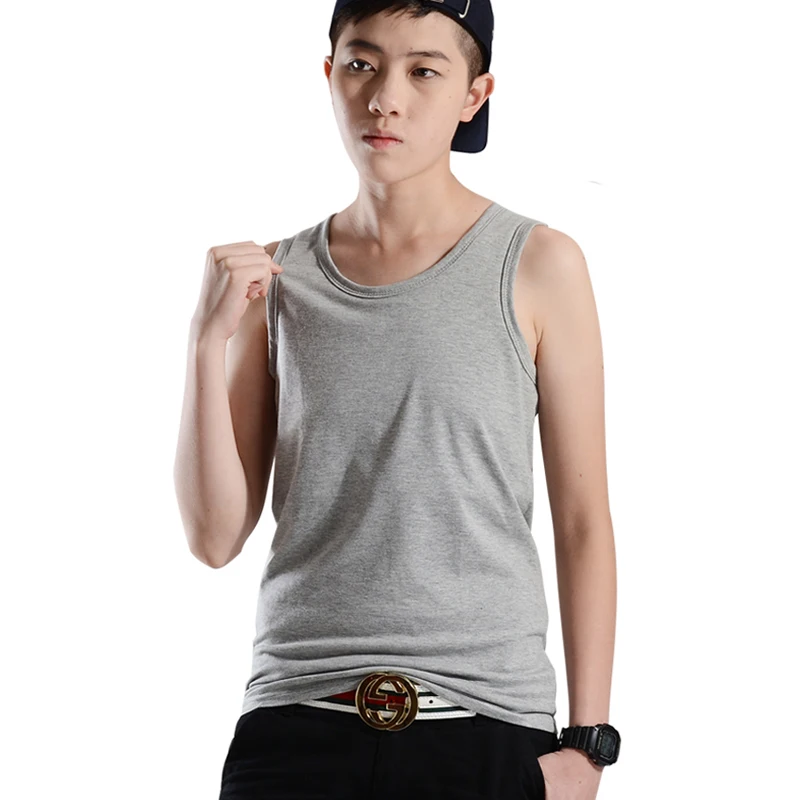 2017 Cotton Tomboy Clothes Tanks Tops with Binder Flat Breast Binder