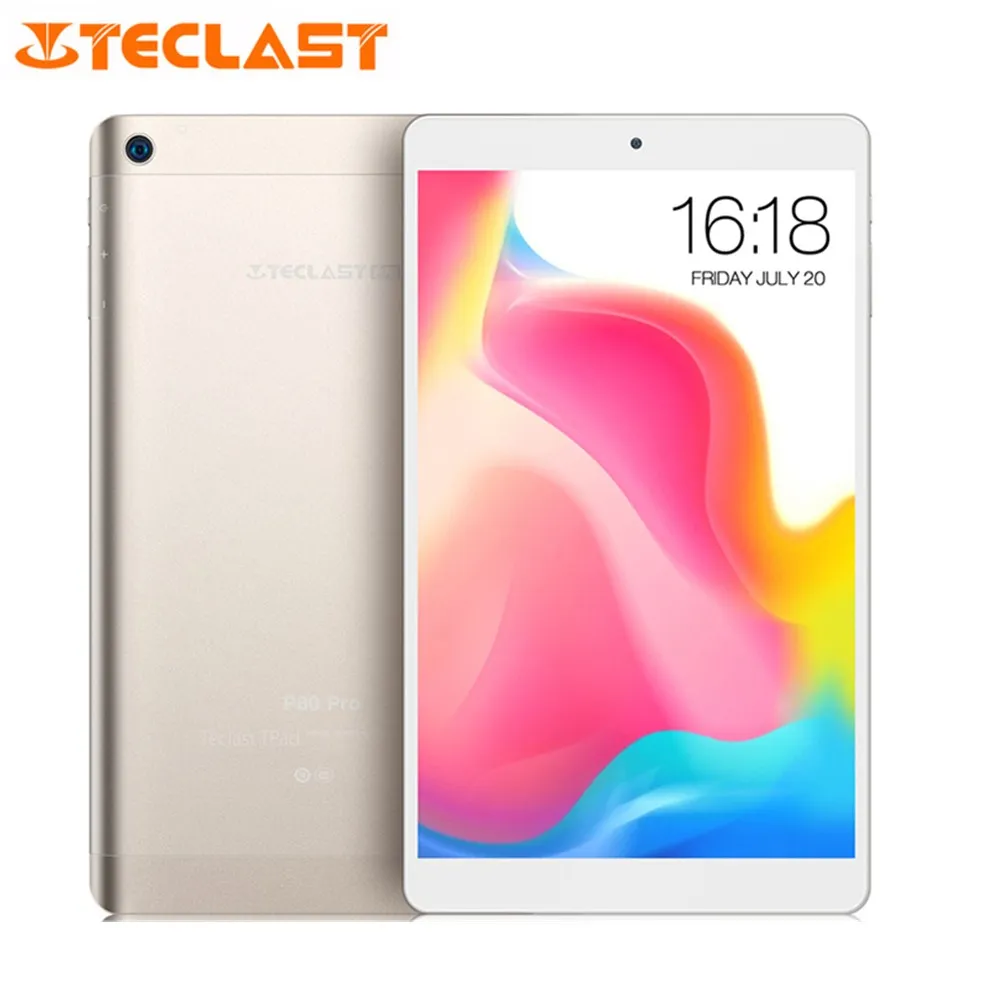 Teclast P80 Pro планшетный ПК 8 0 ''Android 7 четырехъядерный процессор MTK8163 1 3 ГГц ГБ ОЗУ 16