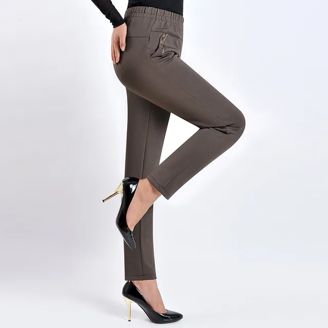 Buy Autumn Middle aged and Old Women's Pants Elastic