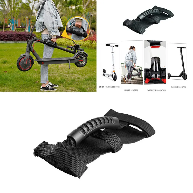 

Portable Handle Straps for Xiaomi M365 Electric Scooter Skateboard Hand Anti-slip Carrying Belt Hook Loop Fasteners Handle Strap