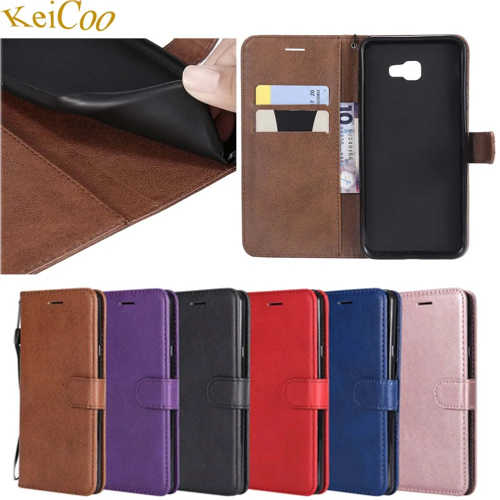 

Luxury PU Leather Covers On For SAMSUNG Galaxy J4Plus 2018 32GB Case Magnet Wallet Pouch Cover J4+ Plus (2018) Book Flip Cases