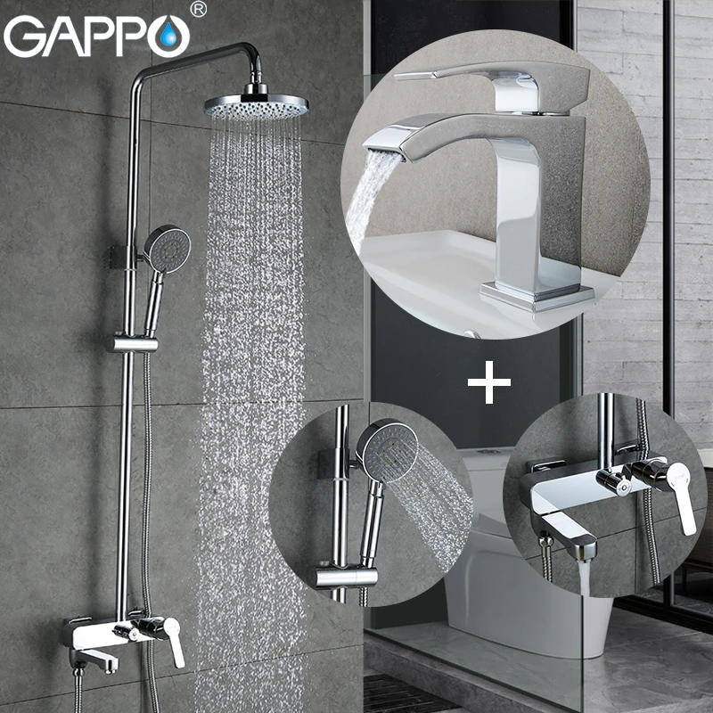 

GAPPO Bathtub Faucets Shower Faucets bath tapsbasin faucets mixer tap water sink mixer shower system Sanitary Ware Suite