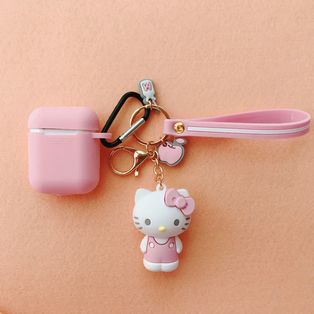 fashion cartoon animal Sanrio Doll funny Soft Silicone Case For Apple Airpods Shockproof Cover For Apple AirPods Earphone case