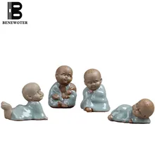 BENEWOTER ceractive Boutique чайный набор чай ПЭТ Исин керамическая фарфоровая ледяная обжиговая печь милые монах чайные фигурки «Будда» декоративное украшение