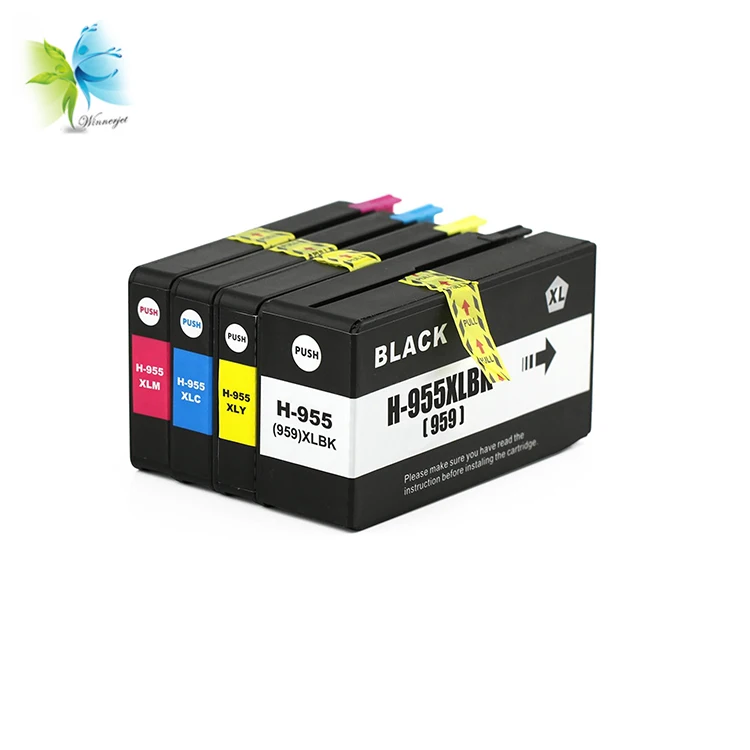 WINNERJET Восстановленный чернильный картридж для HP 955XL OfficeJet Pro 7740 8210 8216 8218 8710 8720 8730 8740