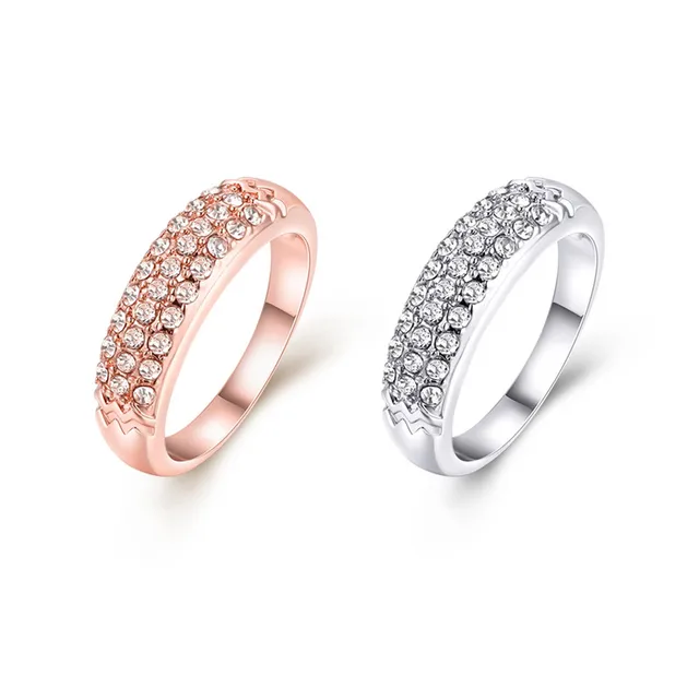 2015 new womenmens cz diamond wedding rings 18k white goldrose gold plated - Rose Gold And White Gold Wedding Rings 2015 new womenmens cz diamond wedding rings 18k white goldrose gold plated - Rose Gold And White Gold Wedding Rings