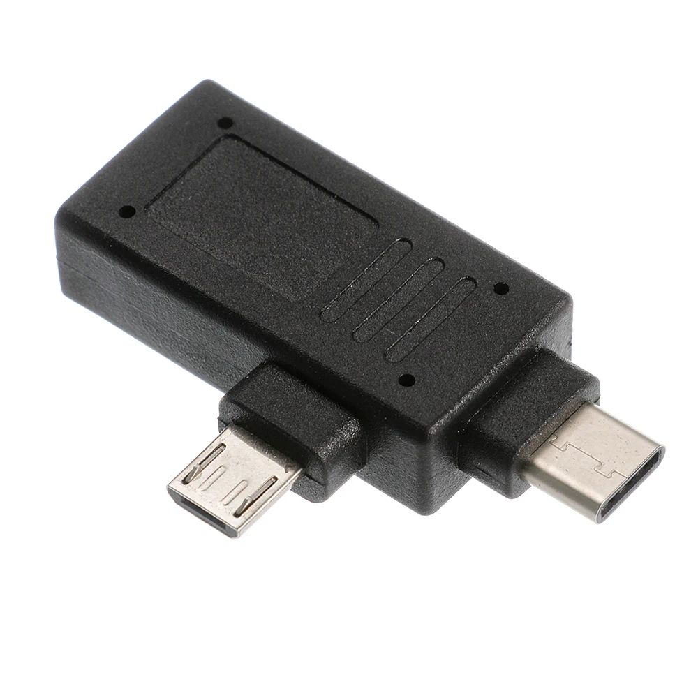 OTG USB 3.0 Type-C + Micro штекер на 3 1/USB 2 0 Тип A гнездо адаптера коннектор в 1 адаптер