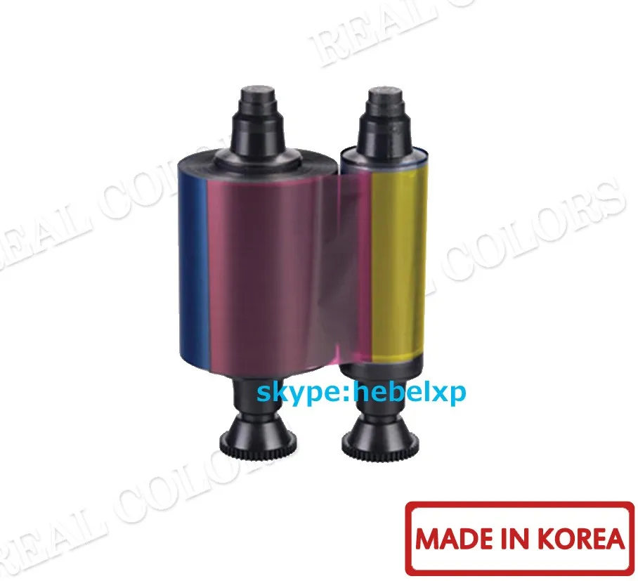 card printer pebble 4 evolis price ymcKO R3013 Evolis Ribbon prints 400 Compatible 20Pieces