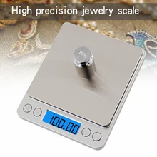 Portable Mini font b Electronic b font Food Kitchen Scales Pocket Case Postal Jewelry Weight Balanca