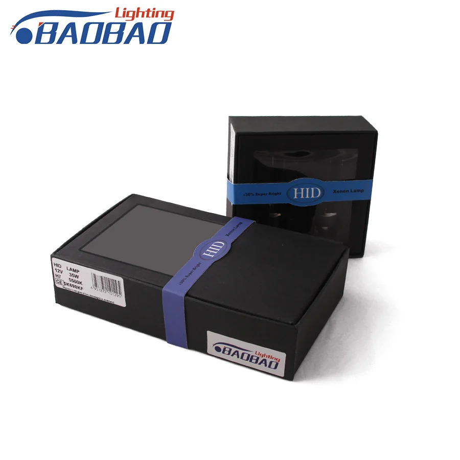 BAOBAO прожектор автомобильные hid фары 35 Вт 5500 k HID переделка в ксенон лампочка H7 H11 9012