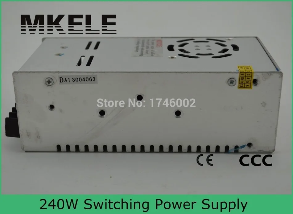 

High reliable universal input range hot sale customized LED light strip power suply 30v 240w ac to dc Switch Power Supply