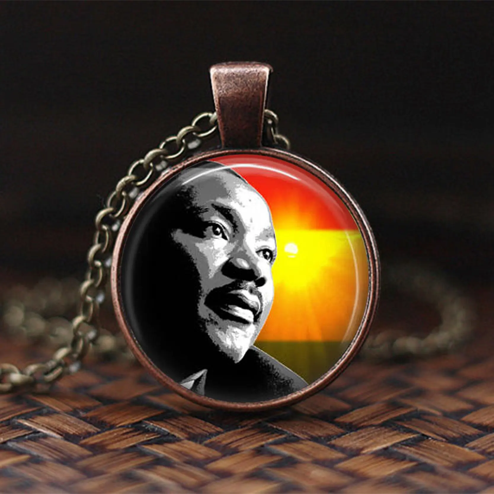 2019 Новая мода Che Guevara Martin Лютер Кинг Малкольм X стеклянный Кабошон Подвеска