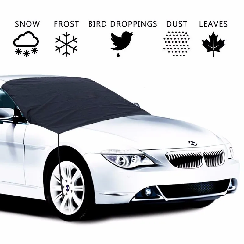 Universal Car Windshield Snow Cover 84.5x59x49.2 Inches Windproof