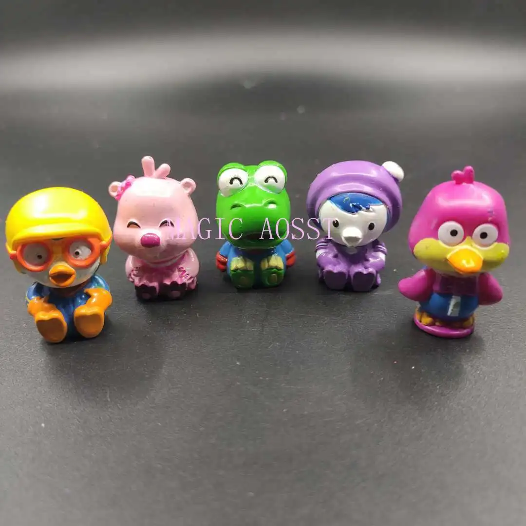 Разница 5 шт./компл. оригинальный корейский Pororo фигурка пингвина игрушка|Игровые