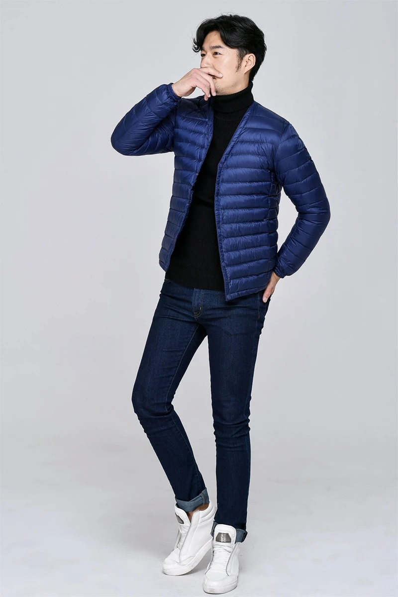 Newbang jaqueta masculina ultraleve de botão, quente