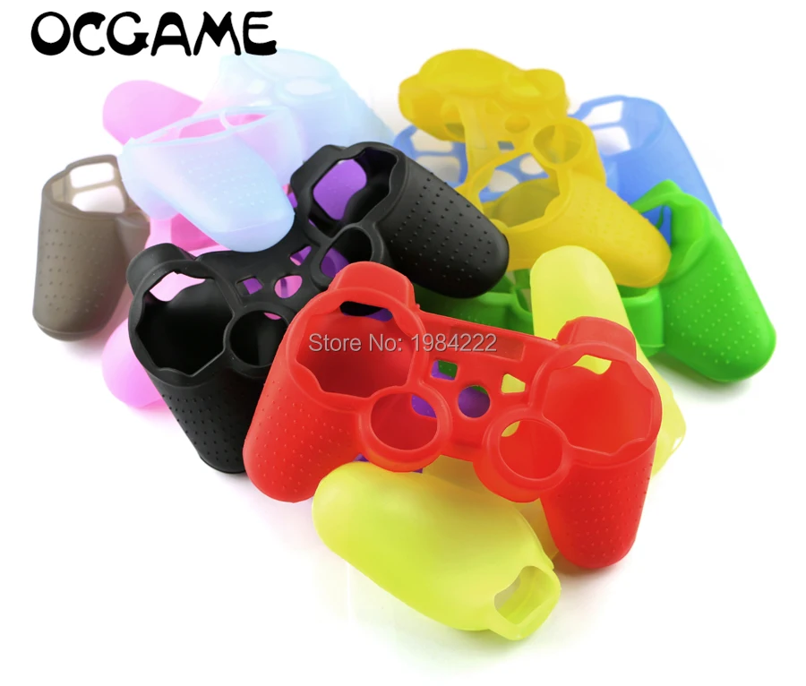 

high quality Protective Silicone Soft Skin Case Cover for playstation 3 PS3 Controller OCGAME