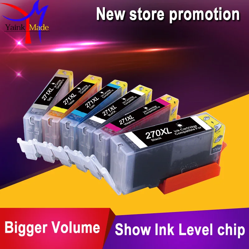 5PK Compatible Inkjet Cartridge For Canon PGI270 CLI271 ink cartridge for Canon PIXMA MG5720