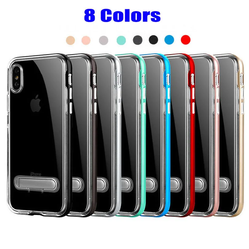 Чехол для IPhone X XS Max XR 8 7 6 Plus 5S SE нео Гибридный ультратонкий прозрачный чехол из ТПУ