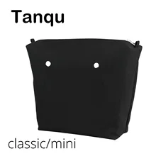 TANQU Пу нубук матовая кожа водонепроницаемая внутренняя подкладка карман на молнии для Obag Классическая Мини Подкладка Вставка для O BAG
