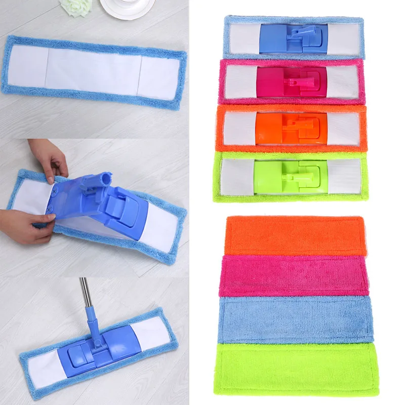 

Popular 1PC Universal 42.5x14cm Replacement Household Dust Cleaning Reusable Pad For Spray Mop