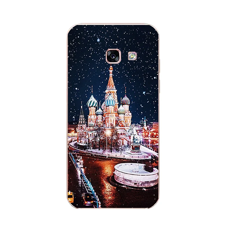 Чехол для телефона для Galaxy A3() для samsung A3 основа для A3 чехол для A300 A310 A320 ТПУ снег мир роспись
