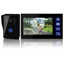 Yobang Security ship 7″ Video Doorbell with camera,video Record Door Phone Intercom System video intercom and entry