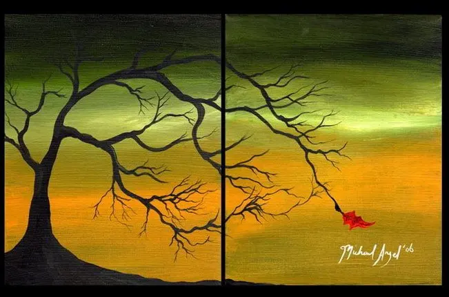 

Free shipping framed modern abstract wall decorative painting