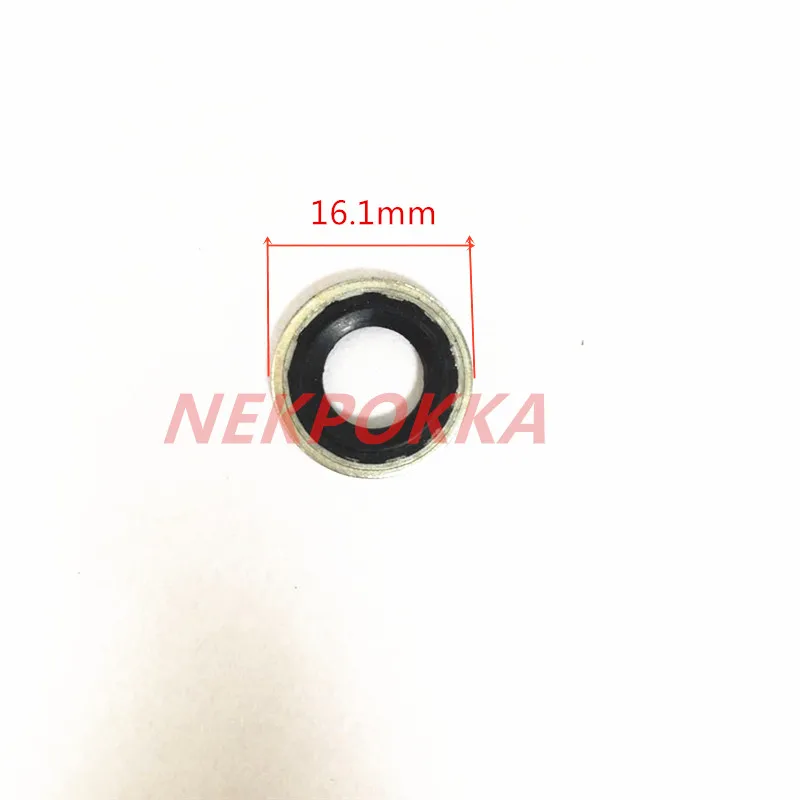 

Free Shipping,Air conditioning sealing gasket,V5 AVEO gasket,10pieces Air conditioner expansion valve gasket, washer seal