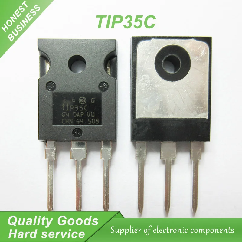 

10PCS TIP35C TIP35 TO-247 100V/25A/125W NPN transistor new original