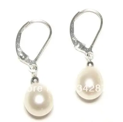 

Genuine AAA 7-9MM White Pearl 925 Sterlng Silver Earrings